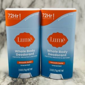 Unscented Lume Deodorants